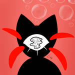 universe cat drowning by cloudny4n
