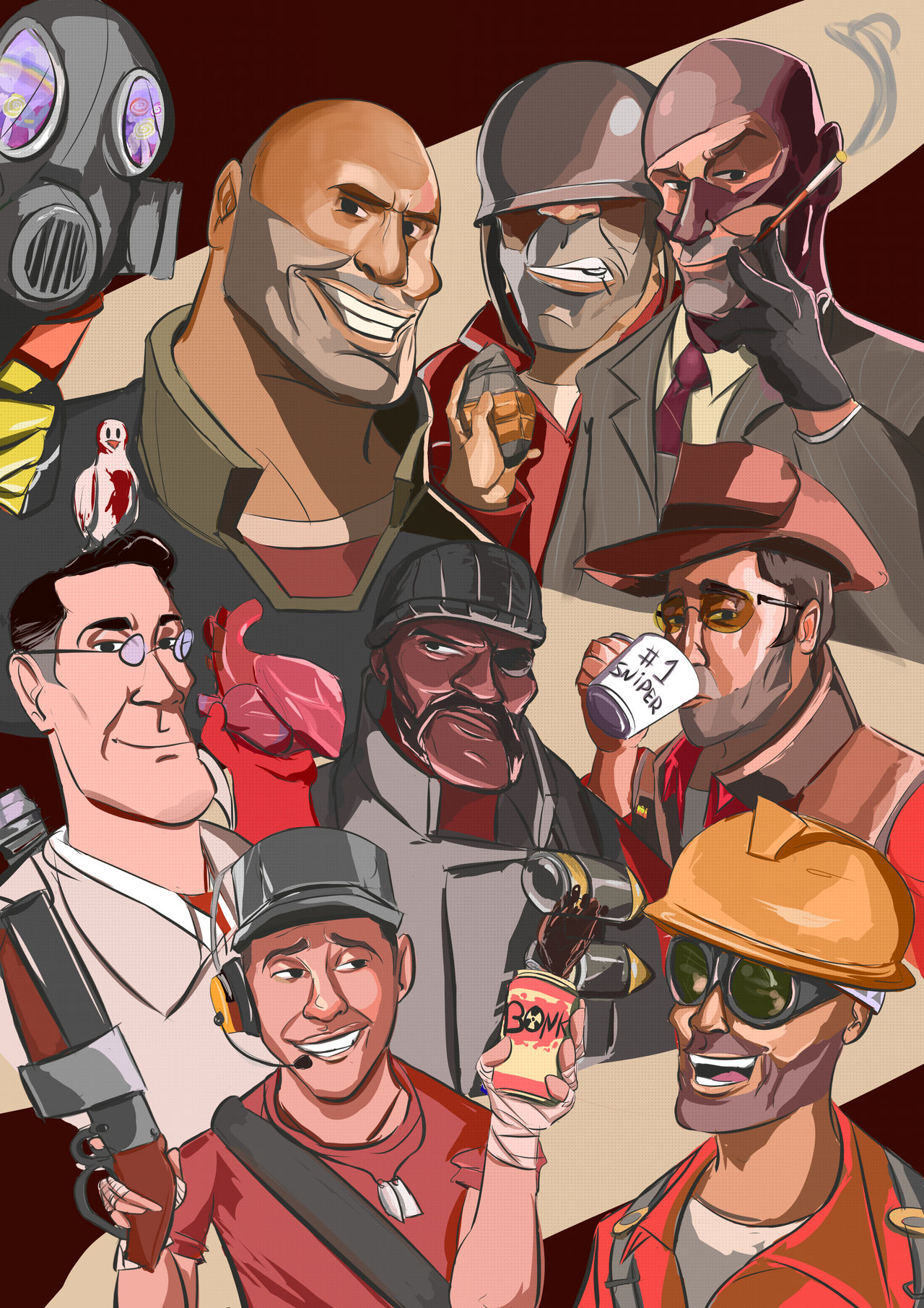 Teamfortress2 Fanart by Squaringa on DeviantArt