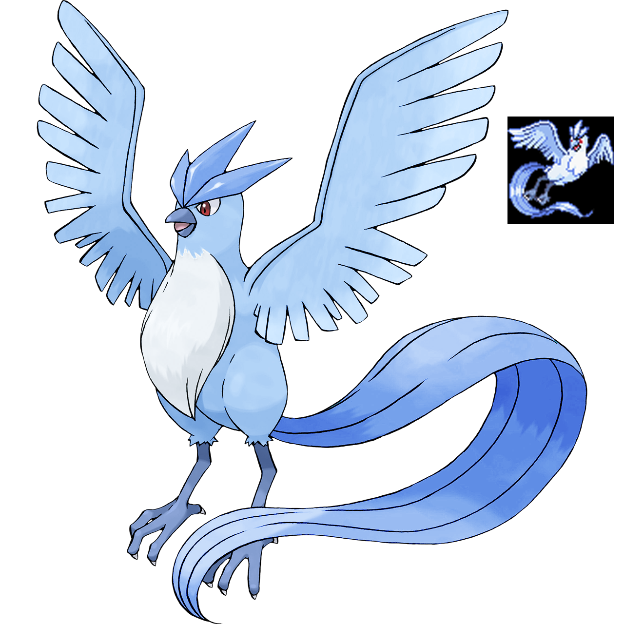 Shiny Galarian Articuno by TheGlitchyDemon on DeviantArt