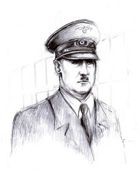 Hitler sketch by Sabellian