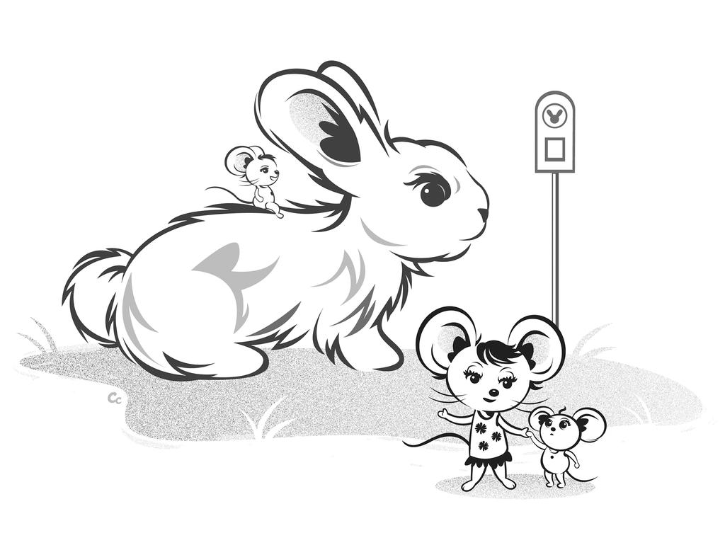 rabbit transit. by cutethingsart on DeviantArt