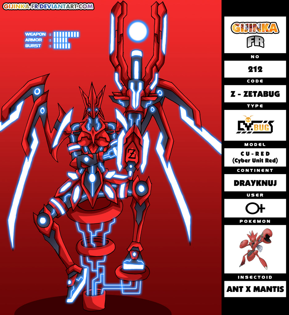 GFR 212 - Cybug CODE-Z by Gijinka-FR on DeviantArt