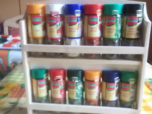 Our spice rack