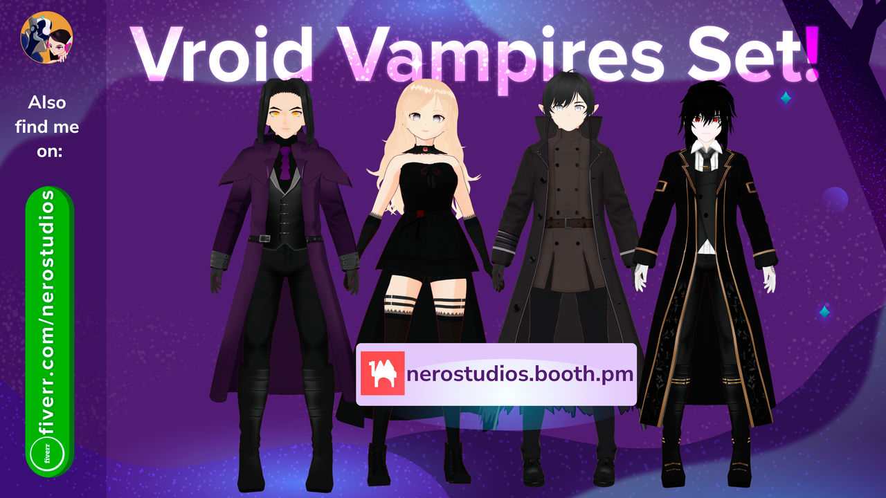 Vampire Droids Vroid Vampires Set! by nerosmx on DeviantArt