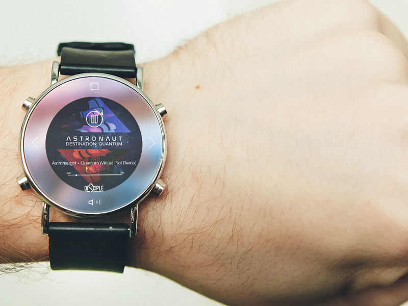 Smartwatch Audio Player UI