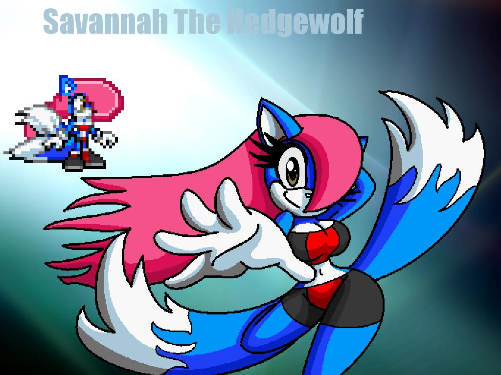 Savannah The Hedgewolf Wallpaper