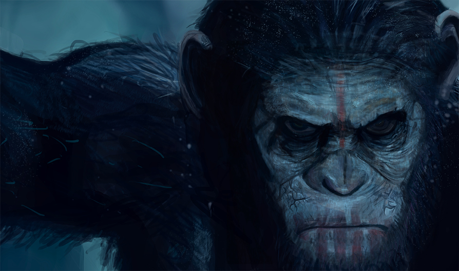 King Caesar. Dawn of the planet of the apes