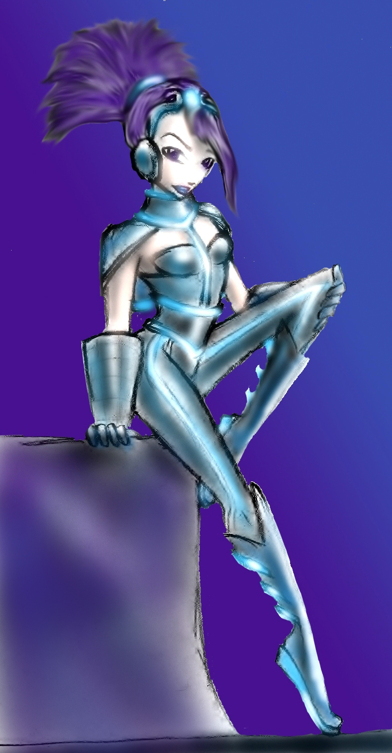 Cyber Girl - colorated