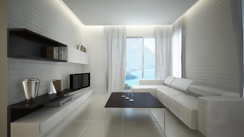 Trends For White Brick Wallpaper Living Room Ideas pictures