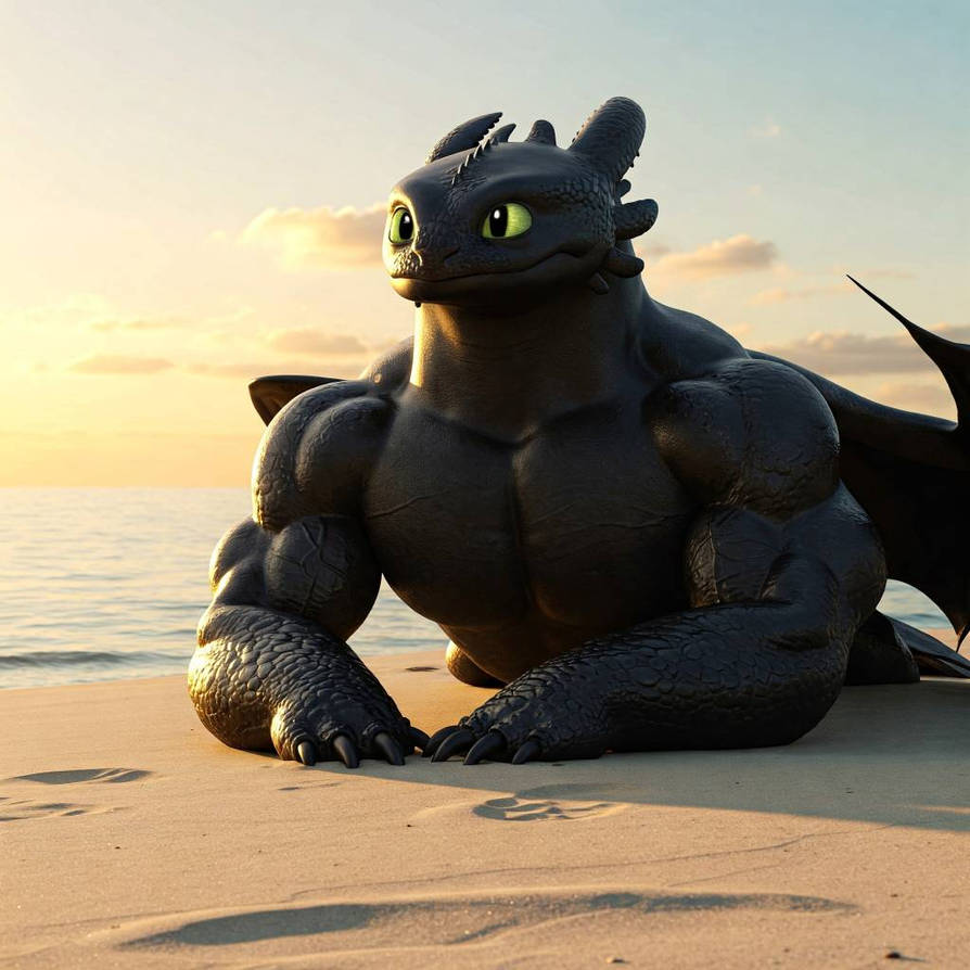 Buff toothless 6 by Blitz5014 on DeviantArt