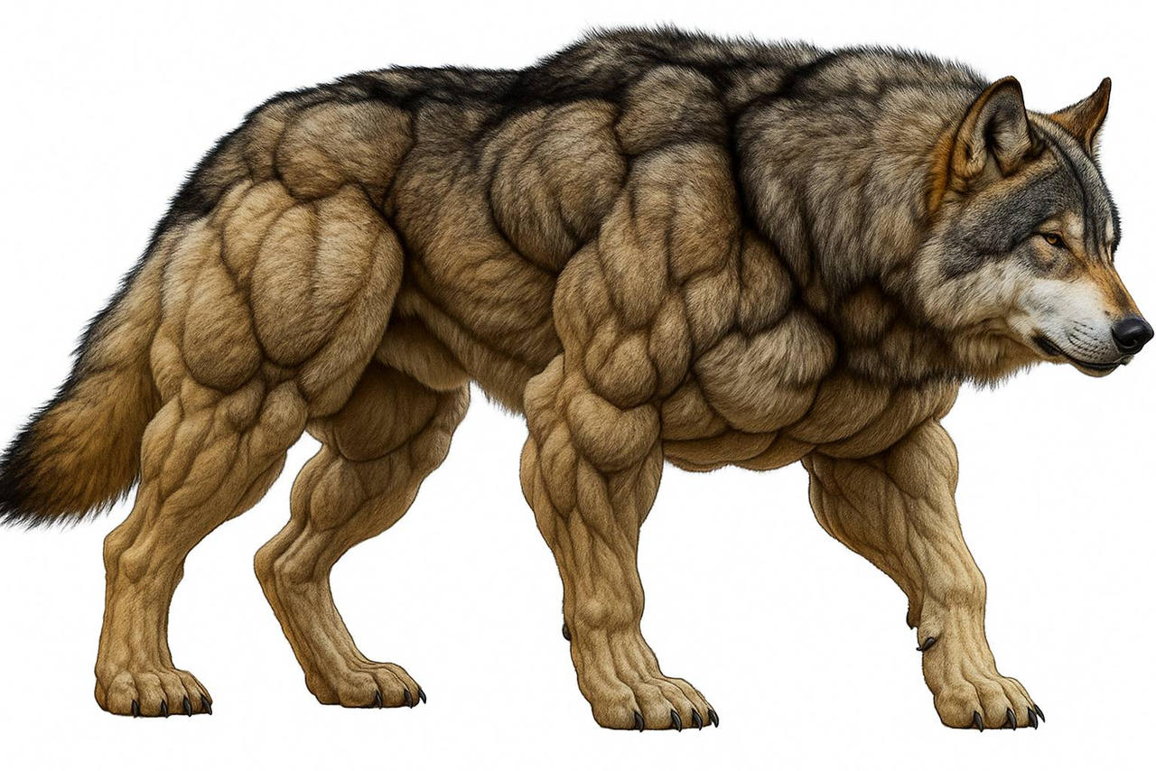 Buff Wolf 8 by Blitz5014 on DeviantArt