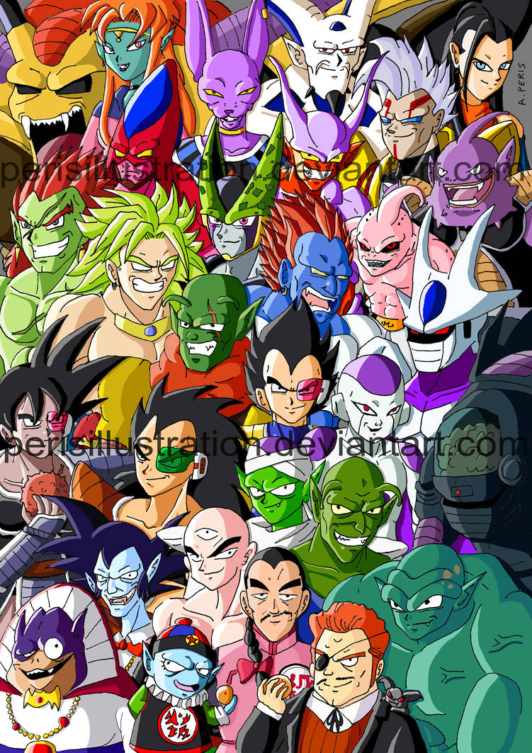 Dragon Ball Bad Guys by PerisIllustration on DeviantArt