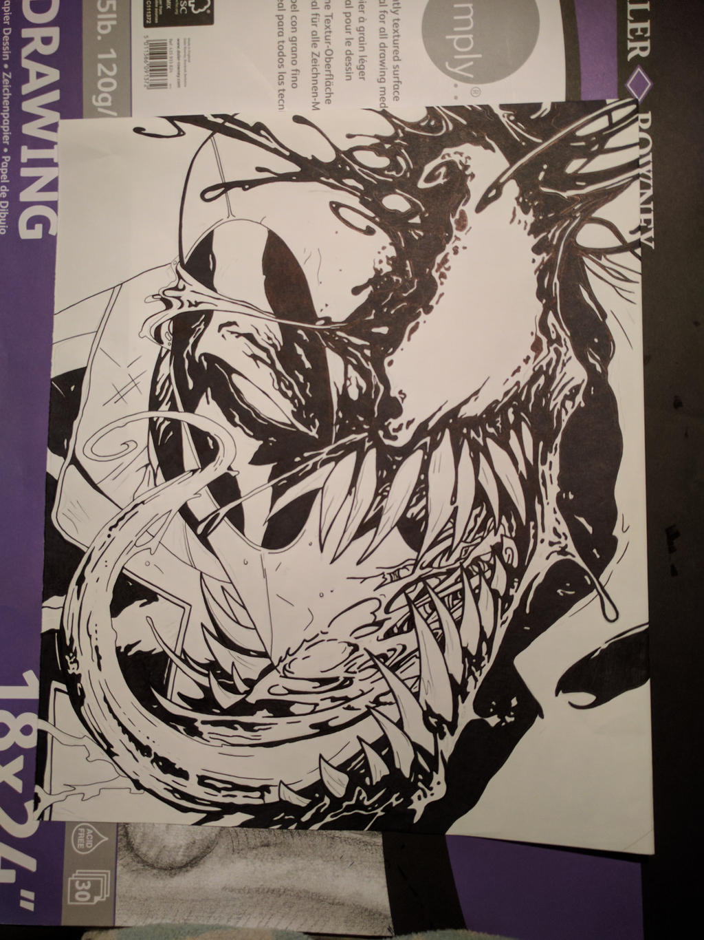 Symbiote Deadpool By Smokingcatt On Deviantart