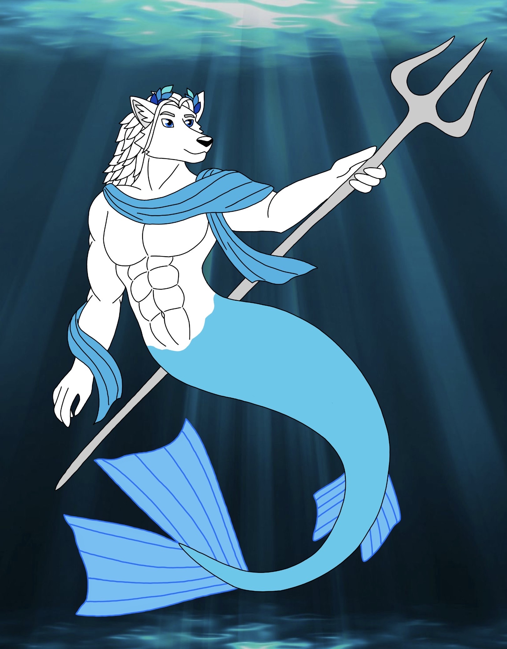 Merwolf Alpha The MerWolf by animationbynicholas on DeviantArt