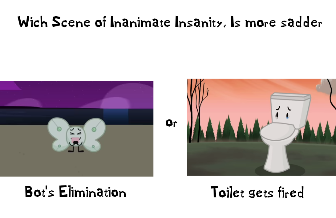 Bot Inanimate Insanity Angry Deviantart Wich Scene of Inanimate Insanity Is more sadder by jochusillos on ...