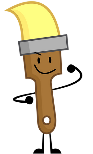 Paintbrush (Inanimate Insanity), Render by jochusillos on DeviantArt