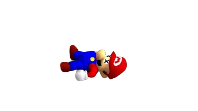 Ded Mario Mario (Super Mario 64) Dead, Render by jochusillos on DeviantArt