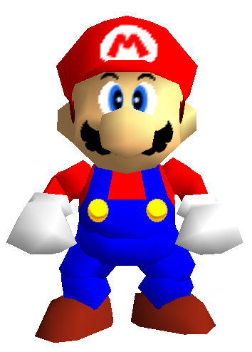 Mario (Super Mario 64) Render by jochusillos on DeviantArt