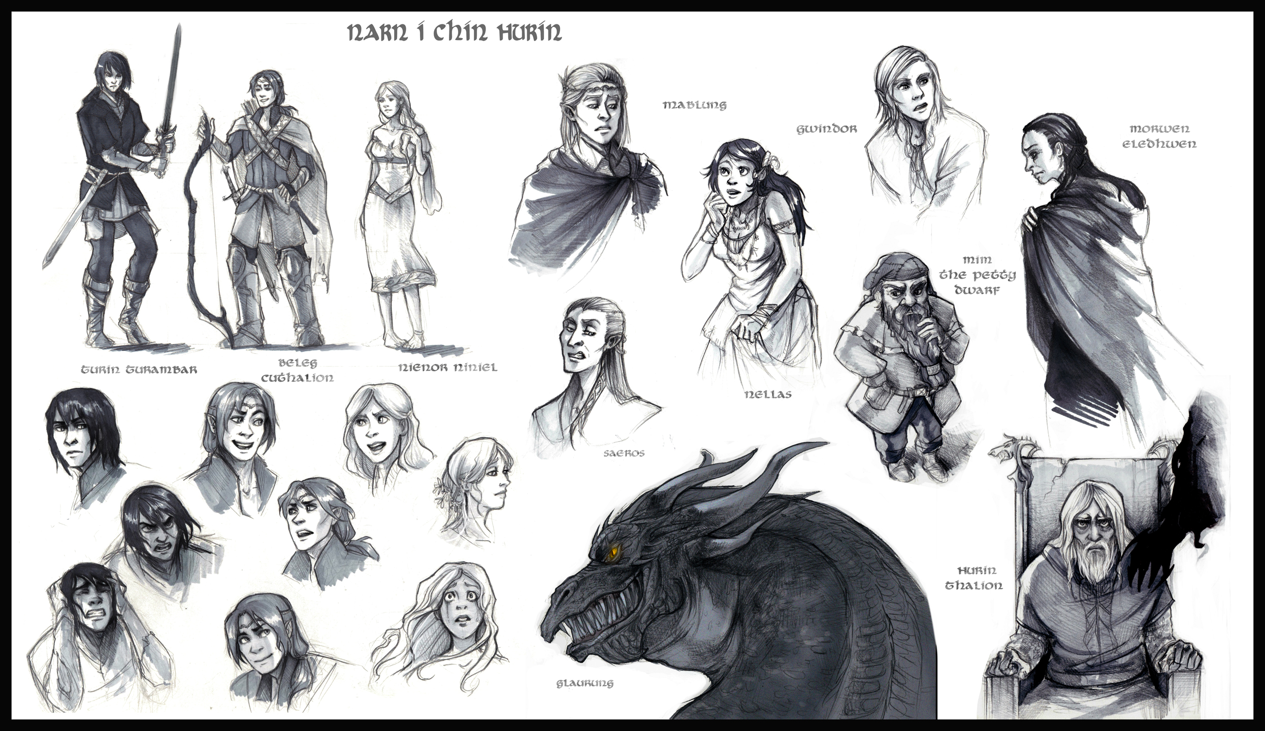 Narn i Chin Hurin Characters