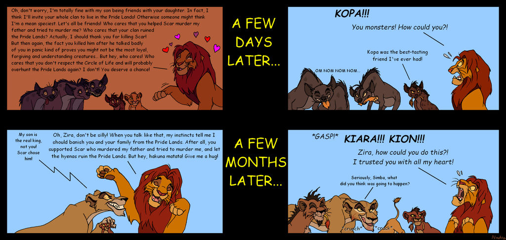 Simba Cheated Examples Mean Simba by HydraCarina on DeviantArt