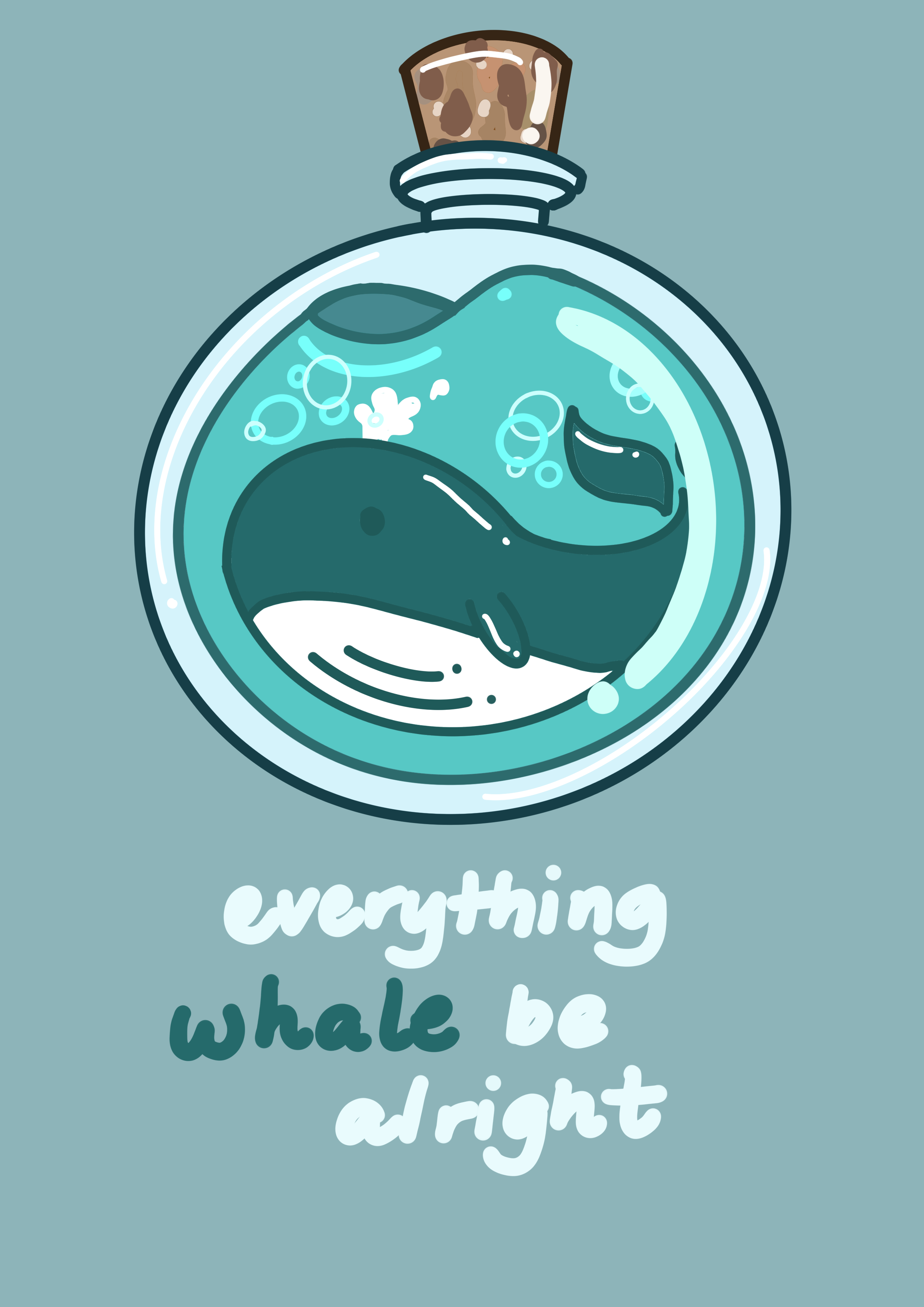 Whale be alright - Procreate Drawing by Theartdevotee on DeviantArt