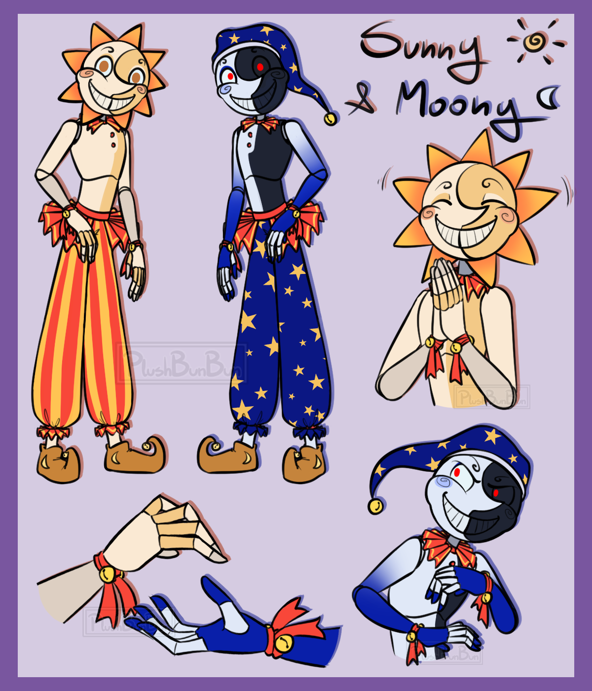 Sun And Moon FNaF SB By PlushBunBun On DeviantArt sun-and-moon-fnaf-sb-by-plushbunbun-on-deviantart