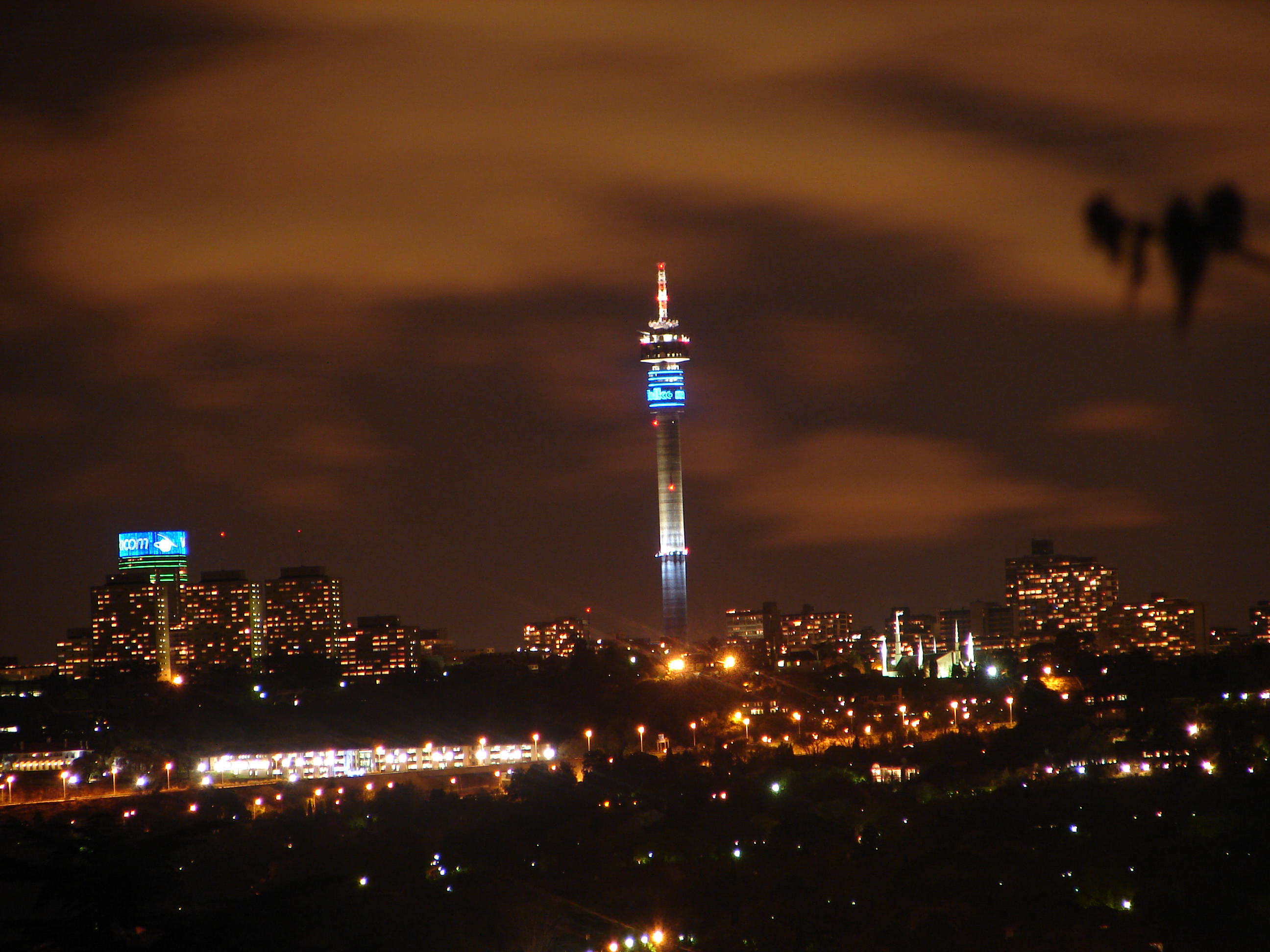 Jozi in the night - zoomed