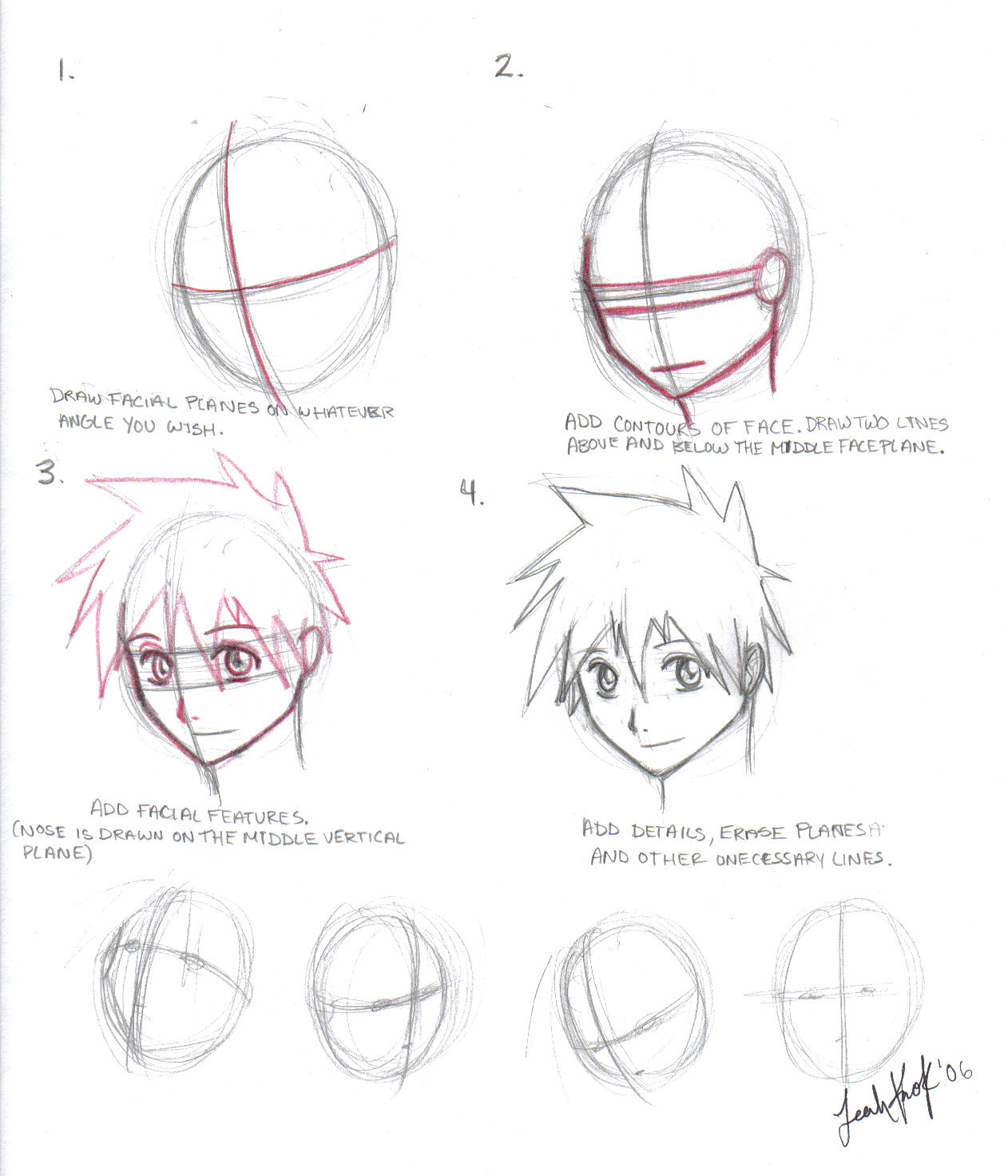 Anime Head Tutorial Deviantart