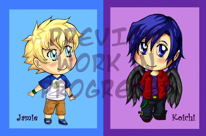 Gifted - chibi characters