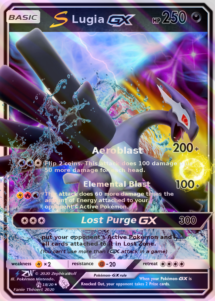 Pokemon - Shiny Lugia TCG Card by jochemmasselink on DeviantArt