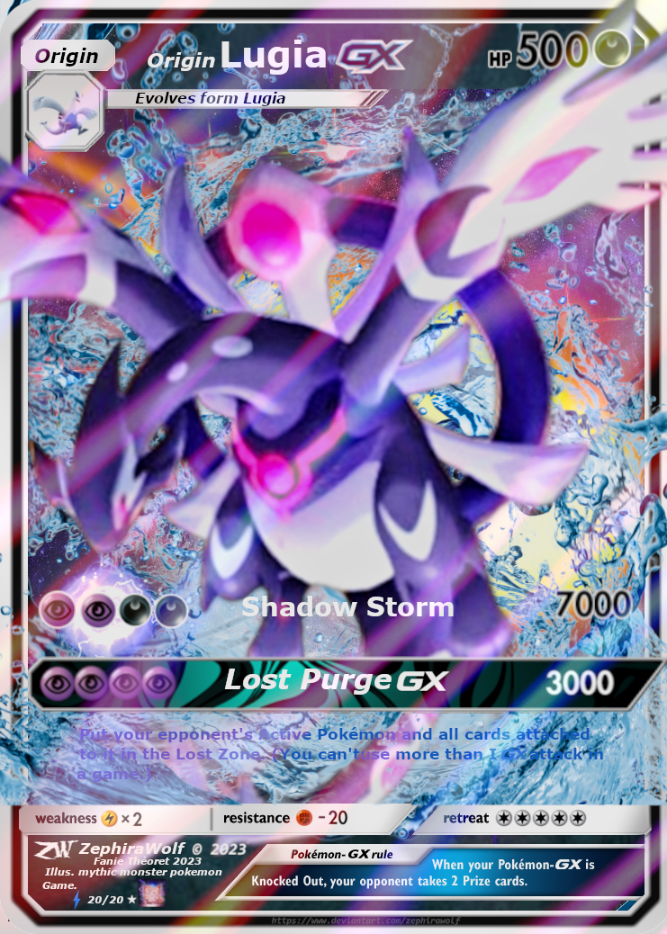 Pokemon - Shiny Lugia TCG Card by jochemmasselink on DeviantArt