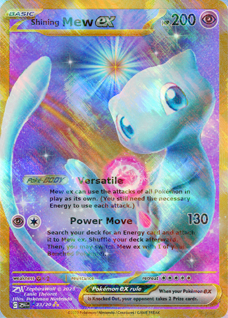 Carta Pokemon Mew Ex