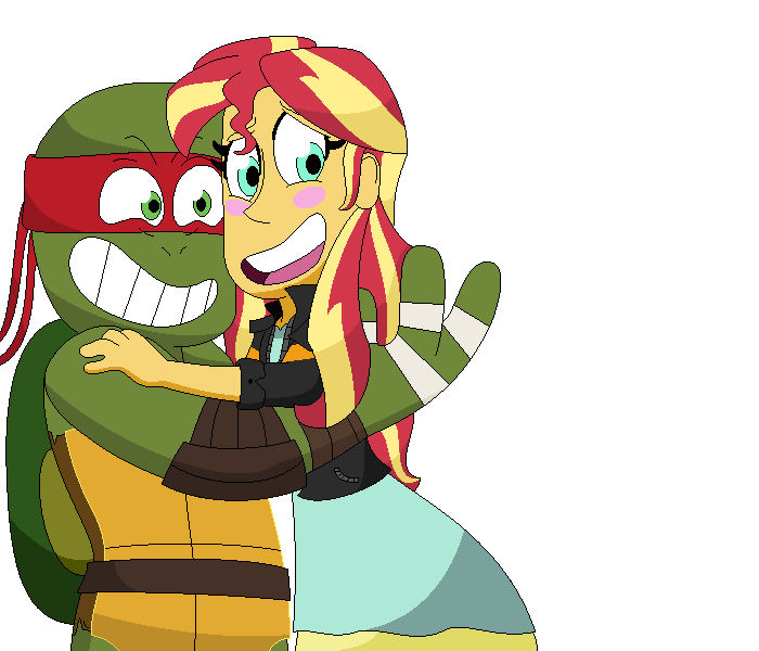 Raph and Sunset by jvillacorta0611 on DeviantArt