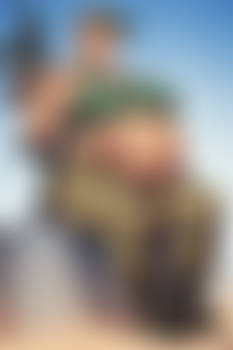 Pregnant soldier