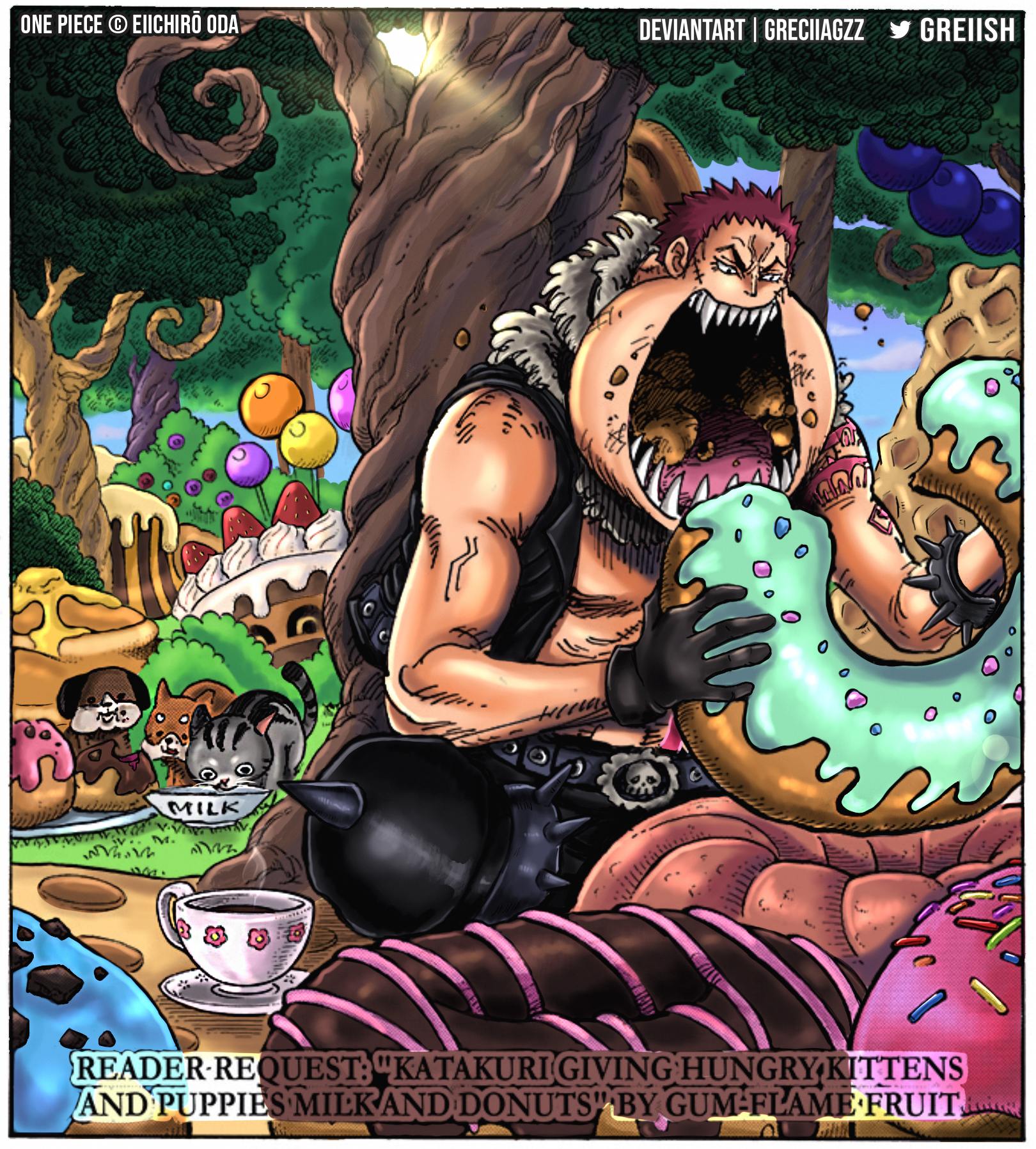 Katakuri - One Piece by Daisy-Flauriossa on DeviantArt