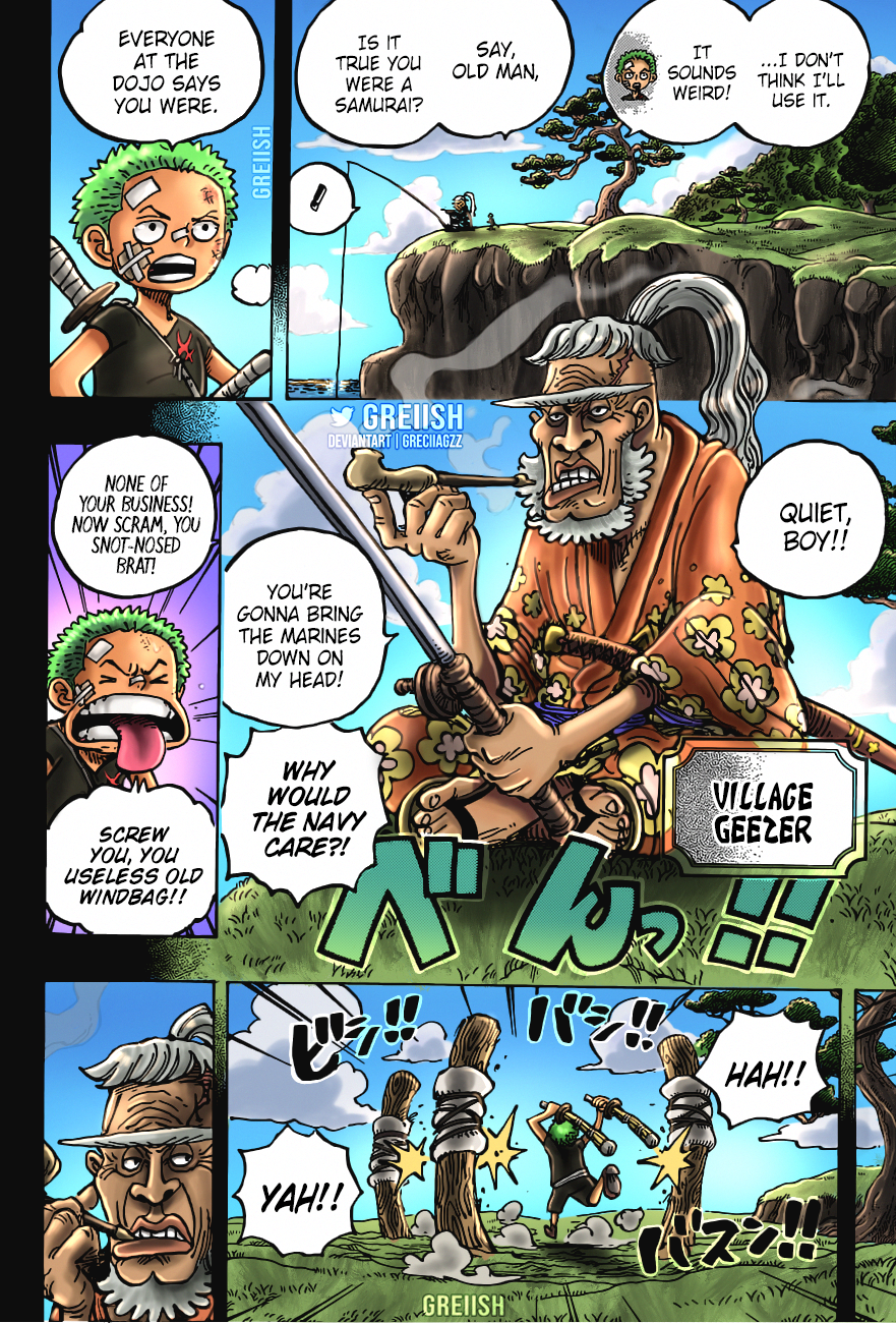 One Piece Chapter 1033 – Zoro VS King: Shimotsuki