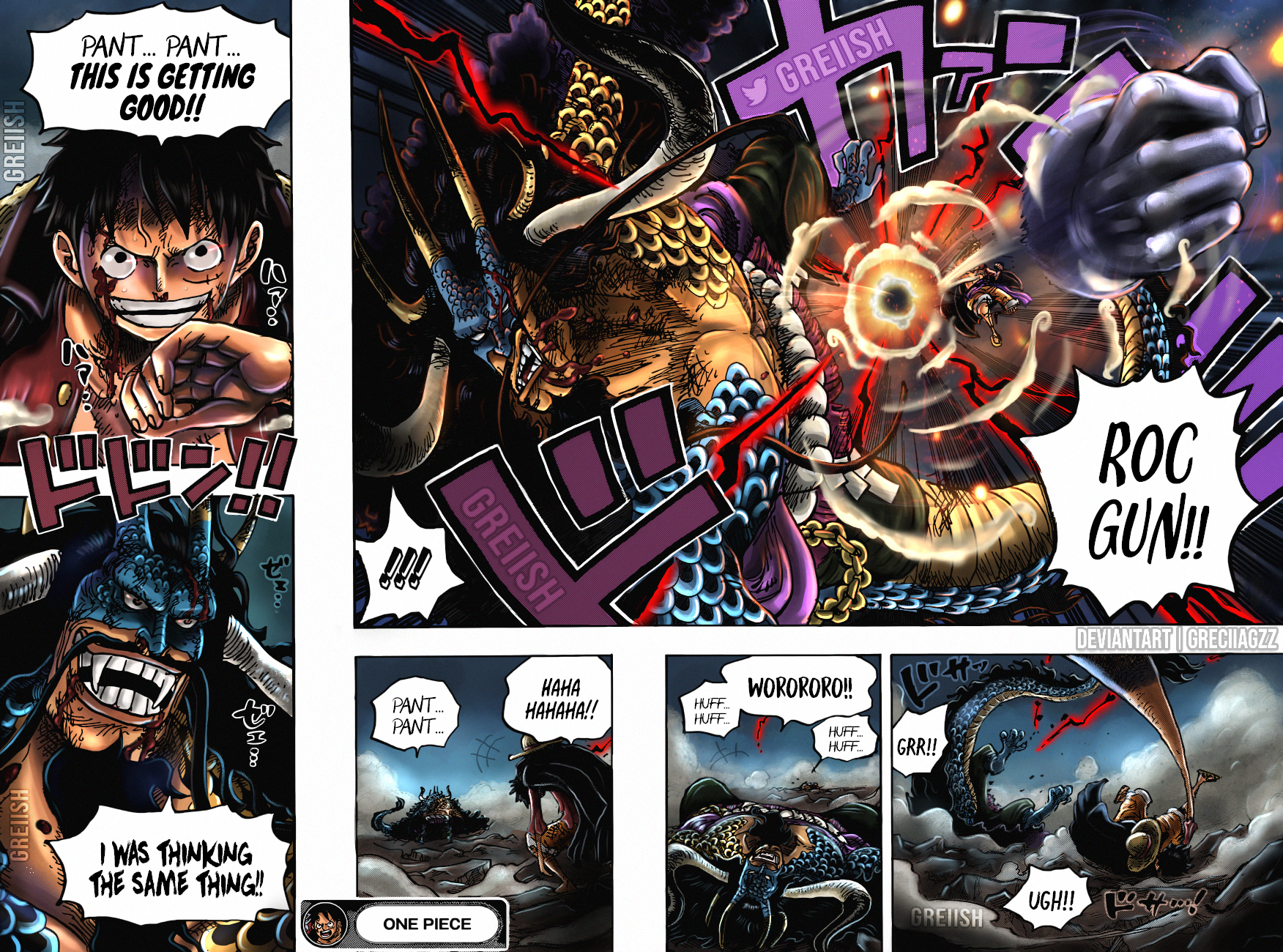 Ch 1026: I Will Definitely Beat Kaido! by greciiagzz on DeviantArt