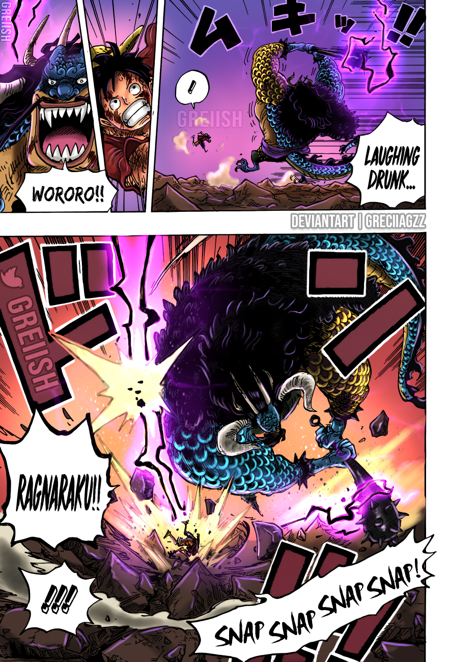 Coloring of One Piece Chapter 1058. - Eiichiro Oda by badhri27 on DeviantArt