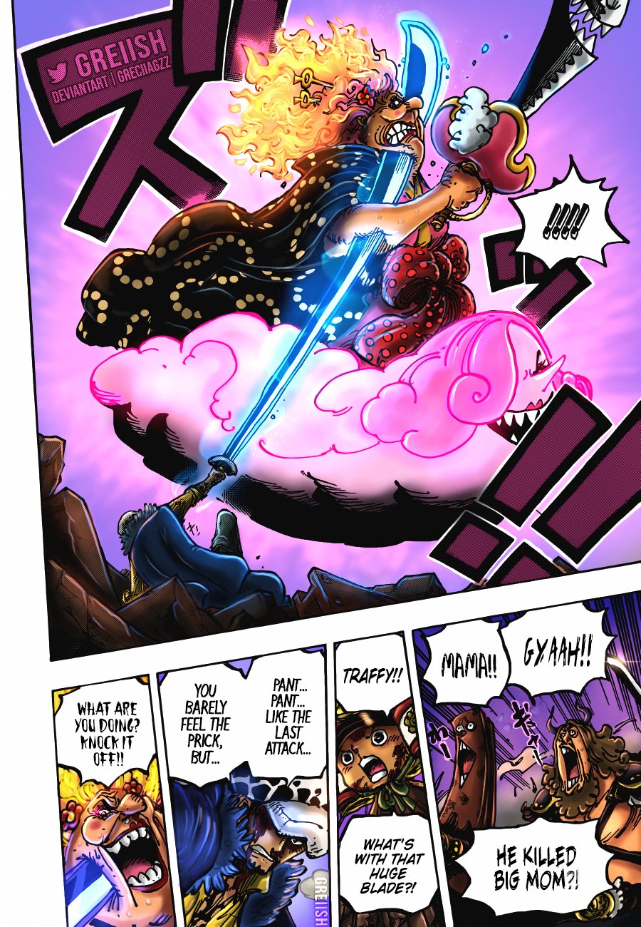 Ch 1038: Law vs Big Mom by greciiagzz on DeviantArt