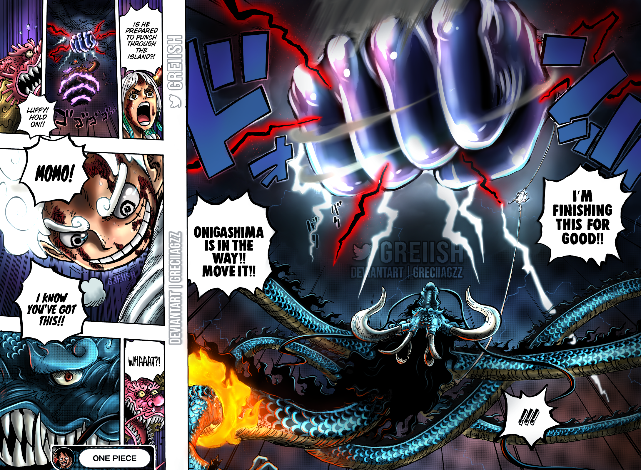 Ch 1026: I Will Definitely Beat Kaido! by greciiagzz on DeviantArt