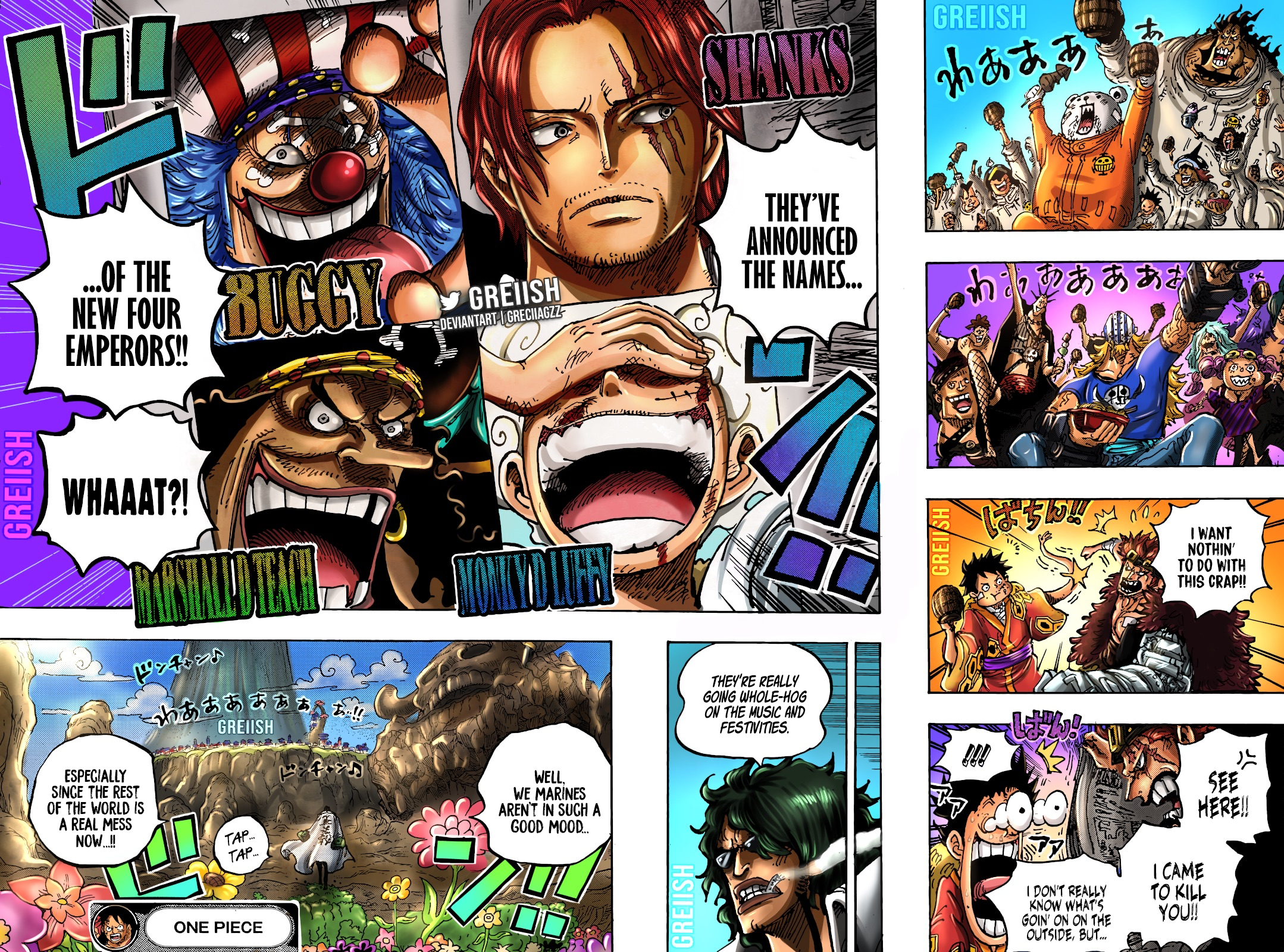 The New Emperor - One Piece Manga Chapter 1058 Fully Coloured