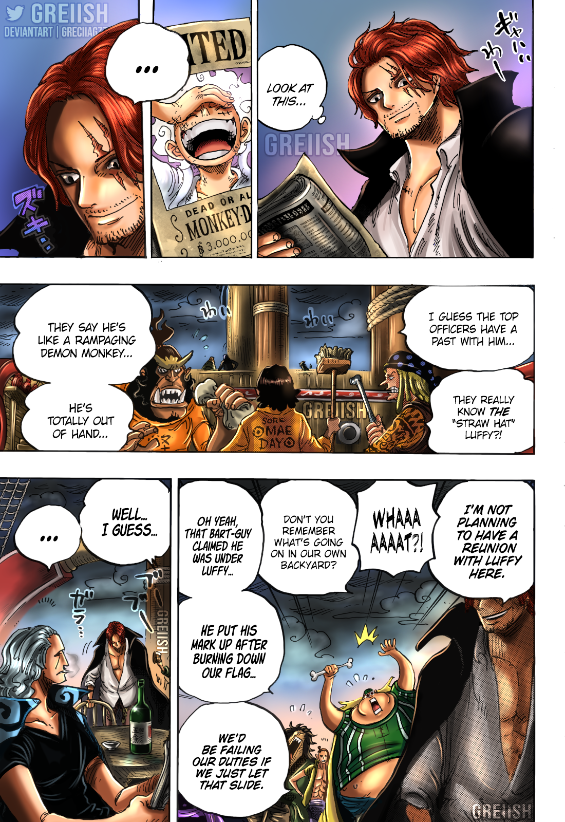 Coloring of One Piece Chapter 1065 - EIICHIRO ODA. by badhri27 on