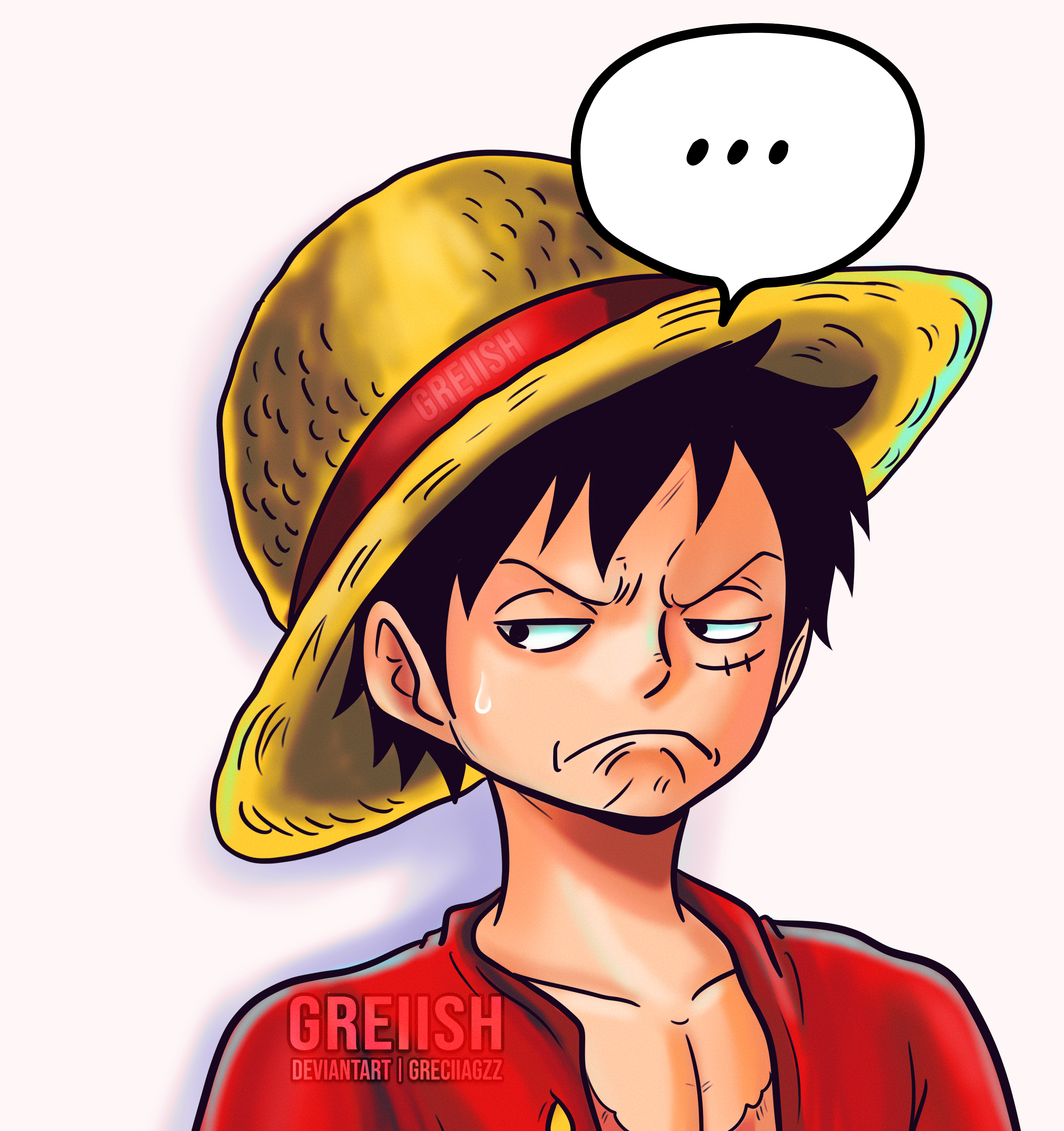 Gear 5 Luffy: RECOLOR by greciiagzz on DeviantArt