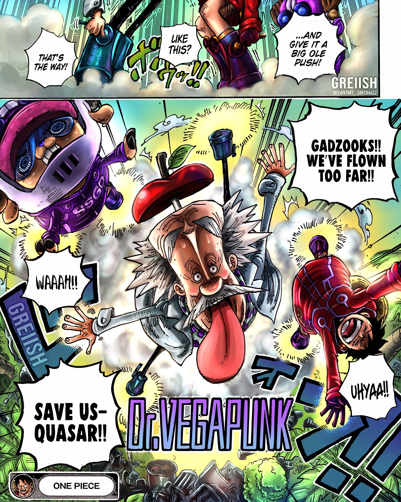 Real Vegapunk Appears, Spoiler Manga One Piece 1066 - Dafunda.com