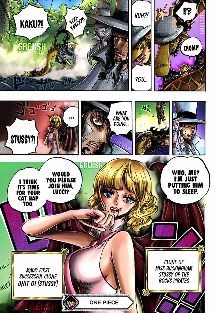 One Piece 1072 Stussy Ch 1072: Clone of Miss Buckingham Stussy by greciiagzz on DeviantArt
