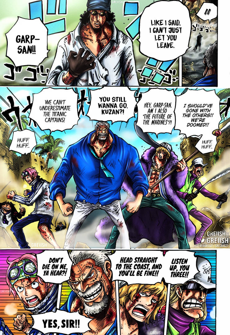 Ch 1087: Monkey D. Garp by greciiagzz on DeviantArt