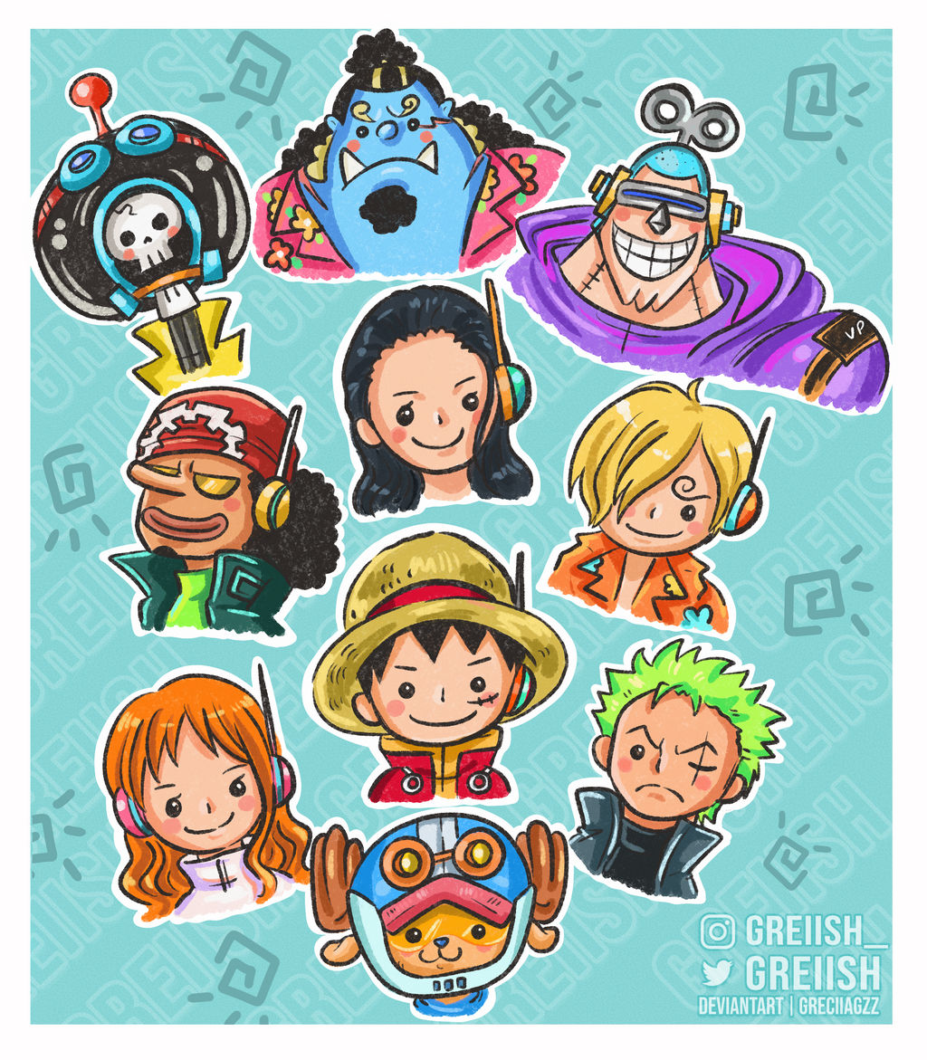 Straw Hat Pirates CHIBI By Greciiagzz On DeviantArt straw-hat-pirates-chibi-by-greciiagzz-on-deviantart