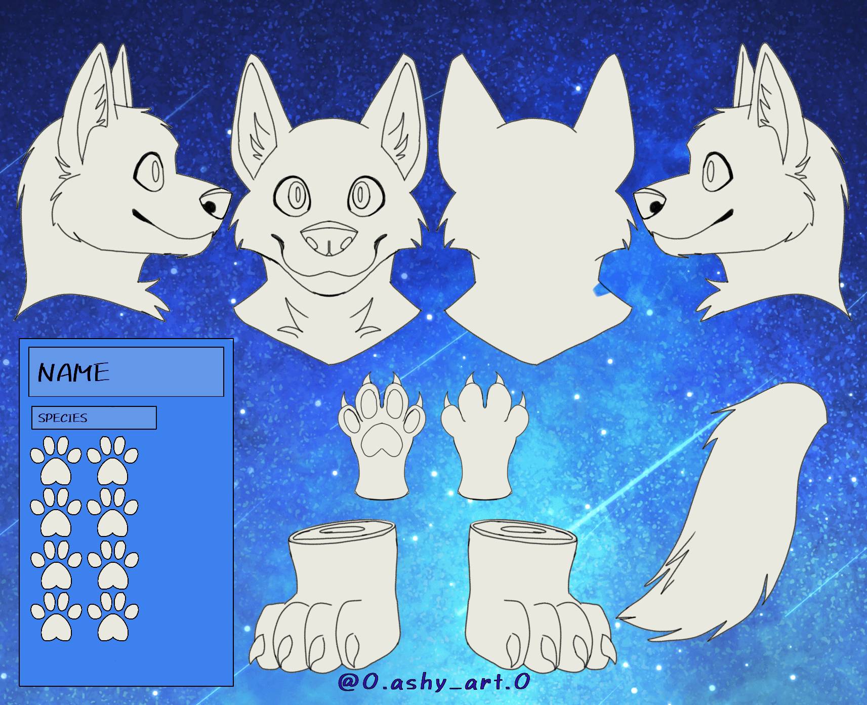 P2U Fursuit Ref Sheet by NoBakeCookie783 on DeviantArt