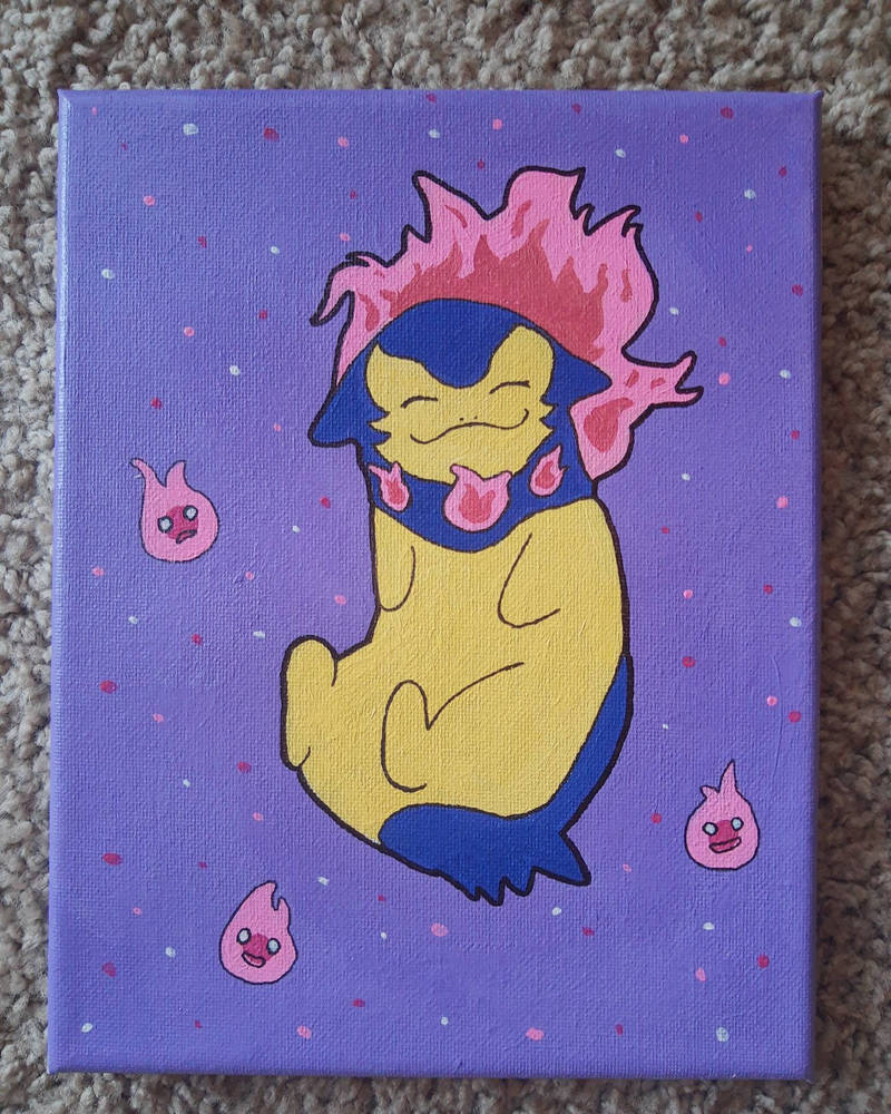 Hisuian typhlosion by kittiemancer on DeviantArt