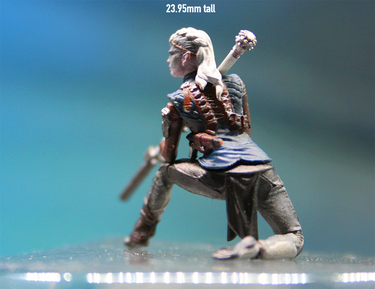 IKO SAAR Mini-fig physical 3D Print 360 GIF